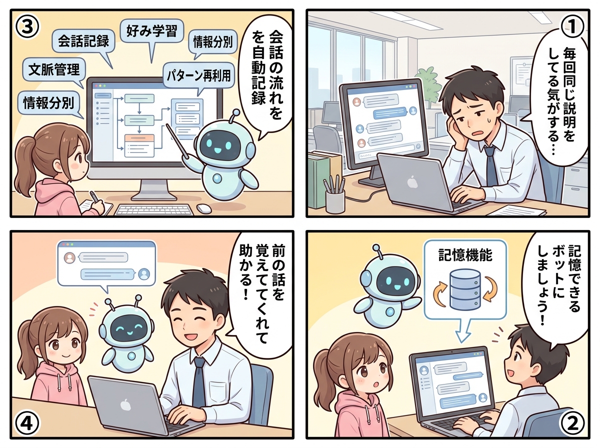 AgentDBメモリパターンの紹介マンガ