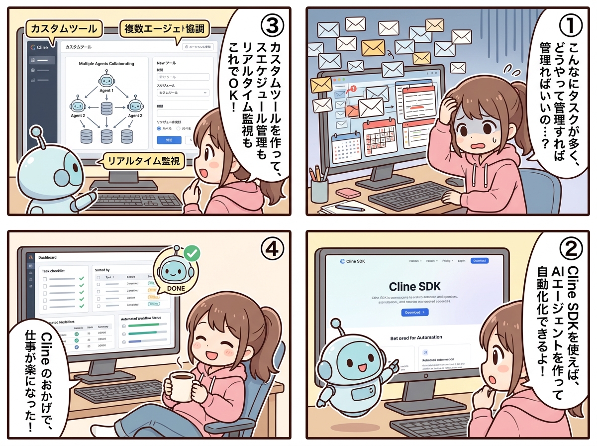 Cline SDKの紹介マンガ