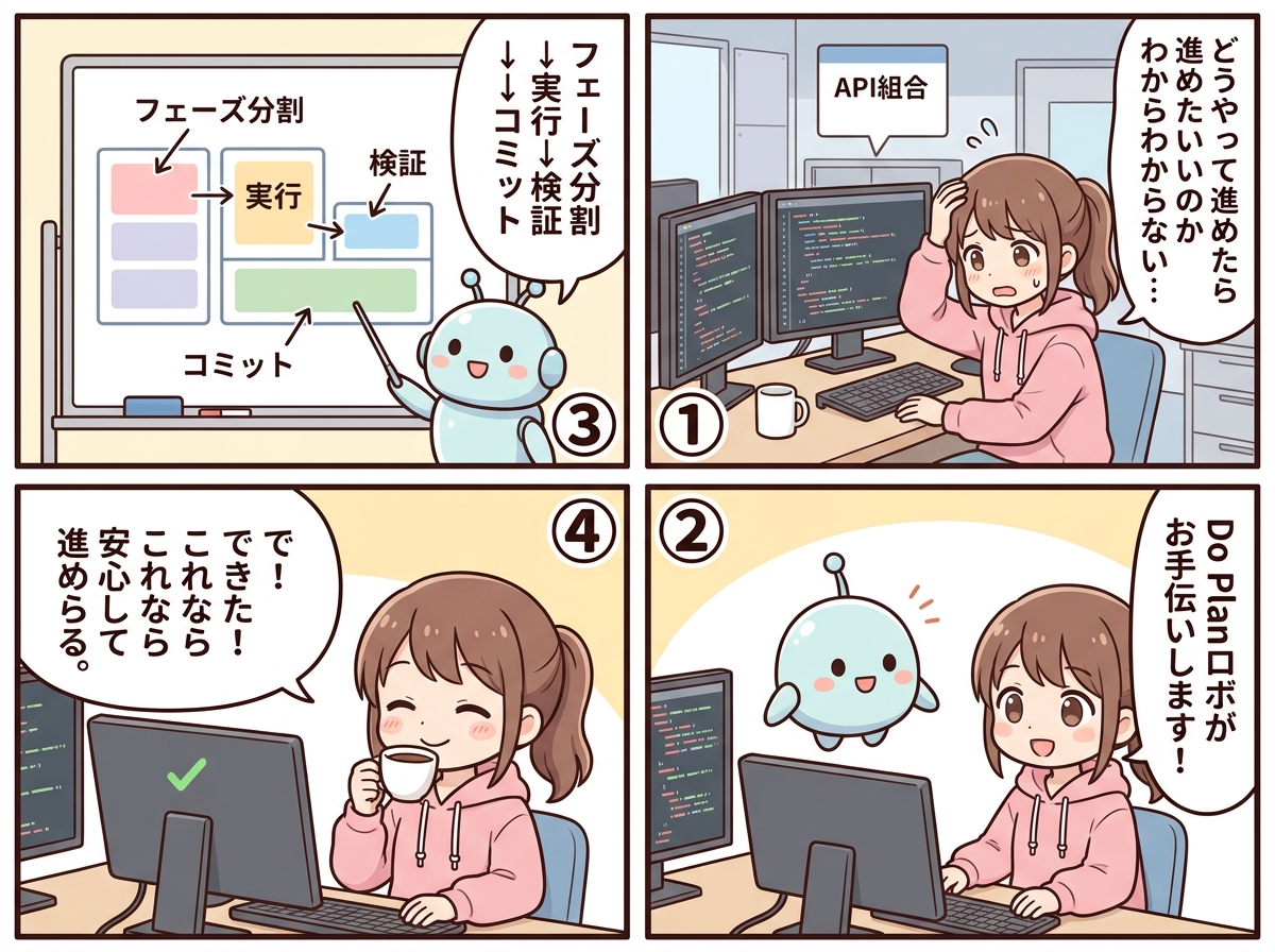 Do Plan 実行の紹介マンガ