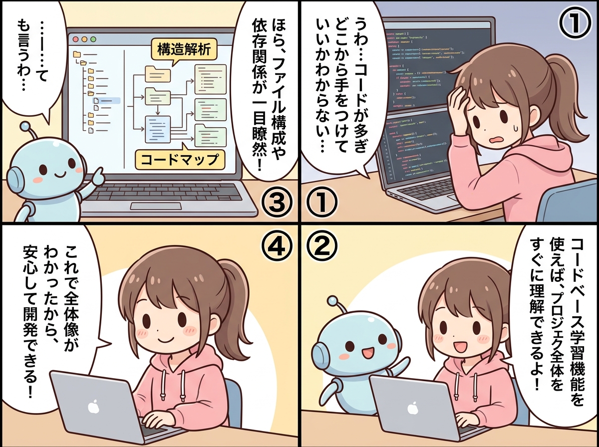 コードベース学習の紹介マンガ