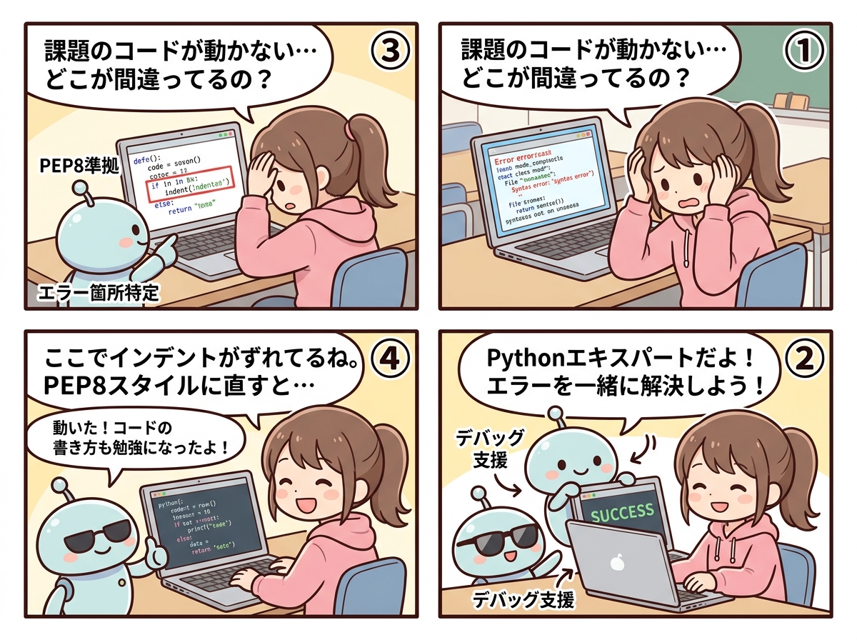 Pythonエキスパートの紹介マンガ